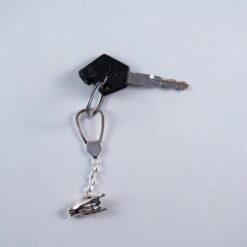 Alternative view of Elegant 925 Silver Keychain
