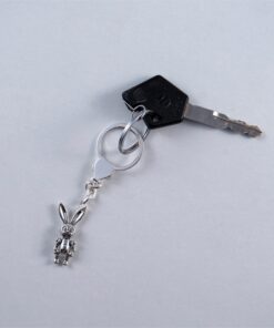 Elegant 925 Silver Keychain