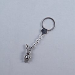 Alternative view of Elegant 925 Silver Keychain