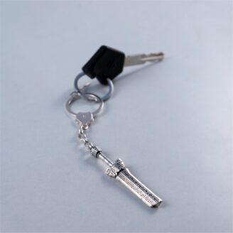 Elegant 925 Silver Keychain