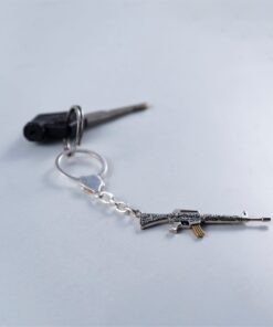 Alternative view of Elegant 925 Silver Keychain
