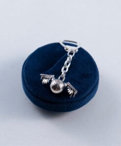 Elegant 925 Silver Keychain