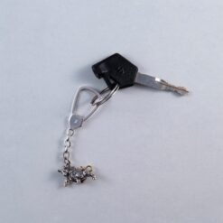 Alternative view of Elegant 925 Silver Keychain