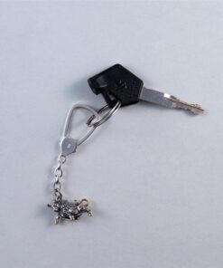 Alternative view of Elegant 925 Silver Keychain
