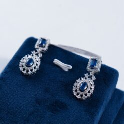 Alternative view of Elegant 925 Silver Jewelry Set