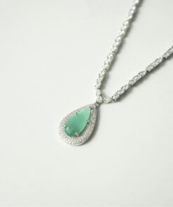 Alternative view of Elegant 925 Silver Jewelry Set