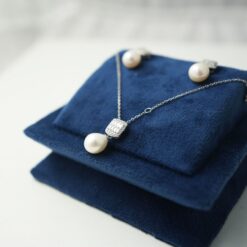 Alternative view of Elegant 925 Silver Jewelry Set