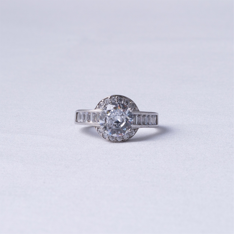 Classic Solitaire 925 Silver Ring