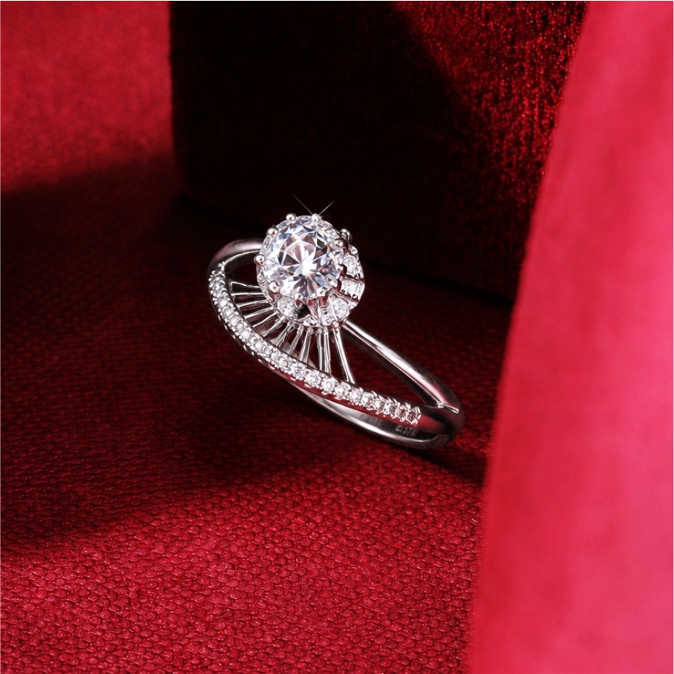 Halo Diamond Style Ring - Image 2