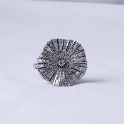 Radiant Halo Coktail Ring
