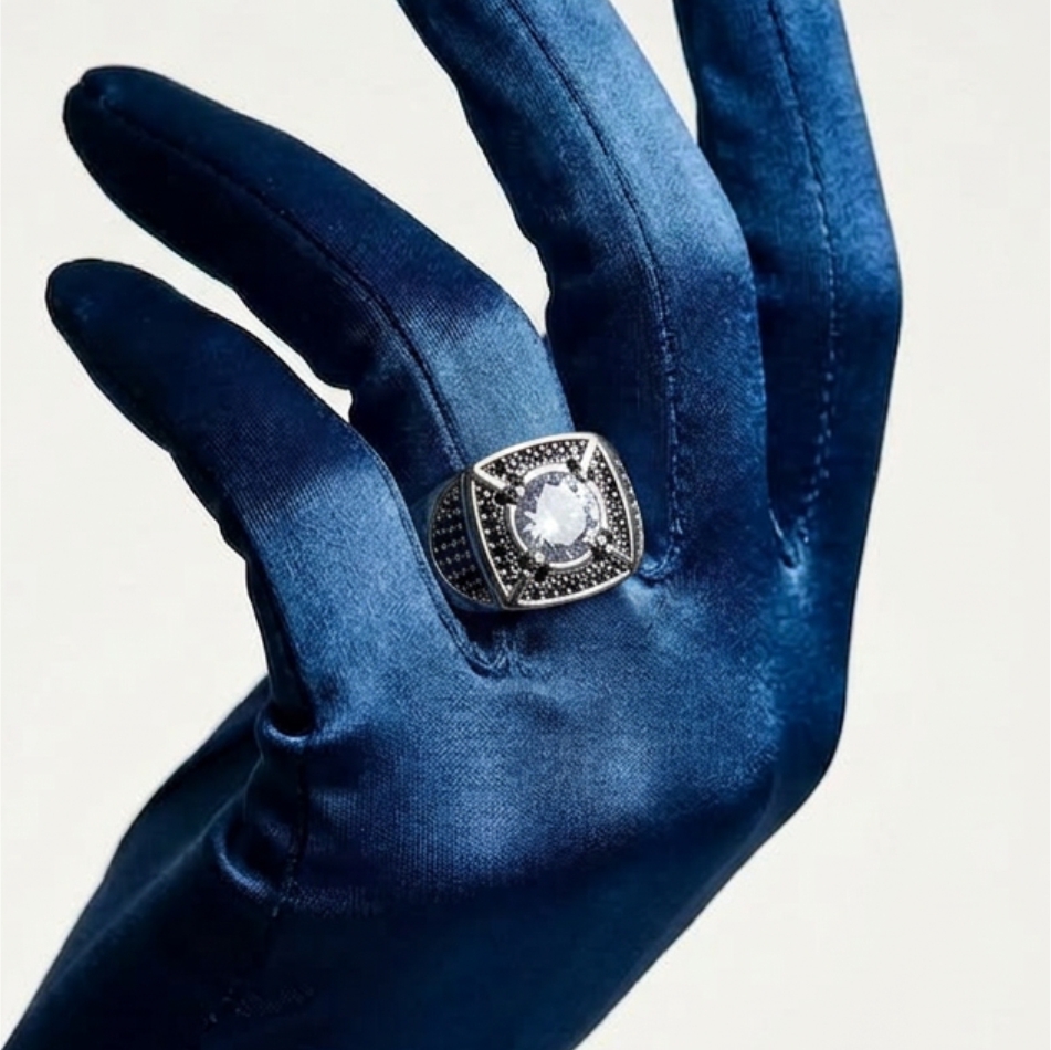 Diamond Style 925 Silver Ring - Image 2