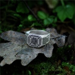 Alternative view of Black Diamond Style 925 Silver Ring