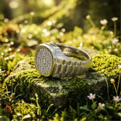 watch type cz ring