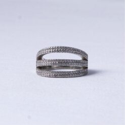 Triple Band Diamond Style Ring