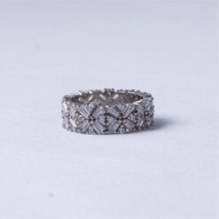 Eternity Diamond Style 925 Silver Ring