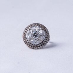 Celeste Halo 925 Silver Ring
