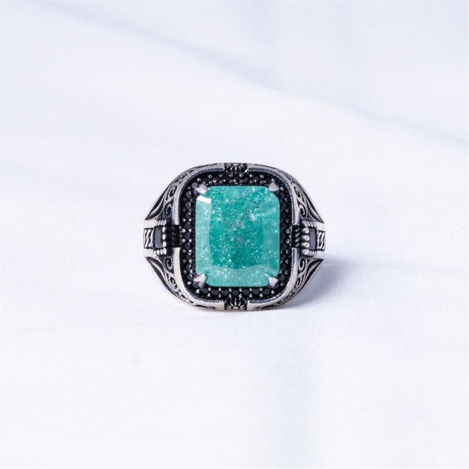 zircon natural turkish stone ring