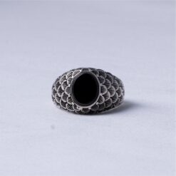 Black stone wazir ring