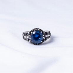 Blue Sapphire Style 925 Silver Ring