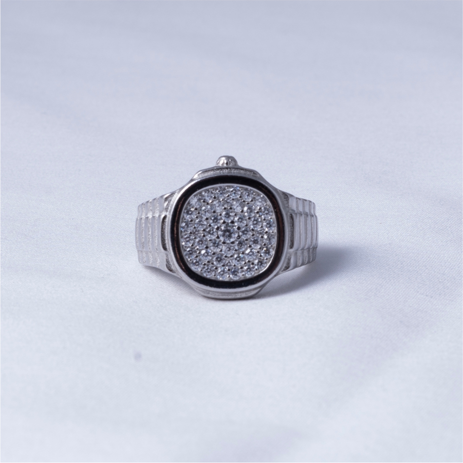 watch type cz ring