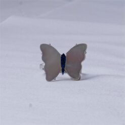 Mother of Pearl Butterfly Statement Ring