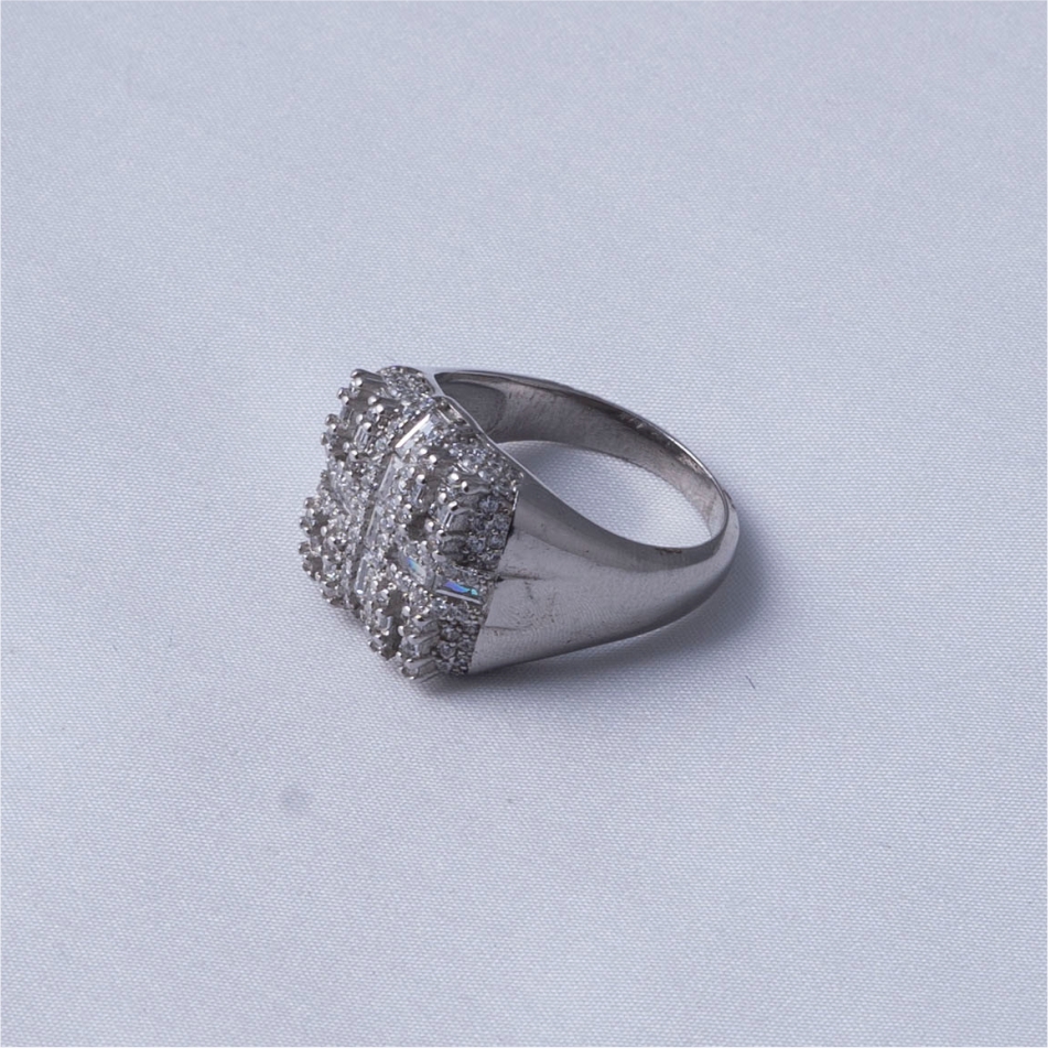 Luxury Diamond Style 925 Silver Ring - Image 4