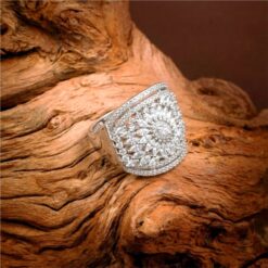 Alternative view of Royal Bloom CZ Statement Ring