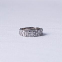 Baguette Stone 925 Silver Ring