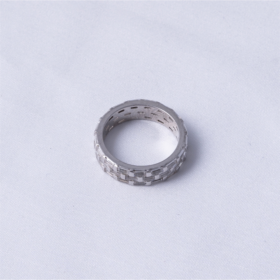 Baguette Stone 925 Silver Ring - Image 3