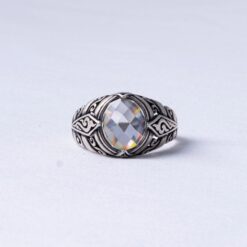 Big stone turkish men's ring