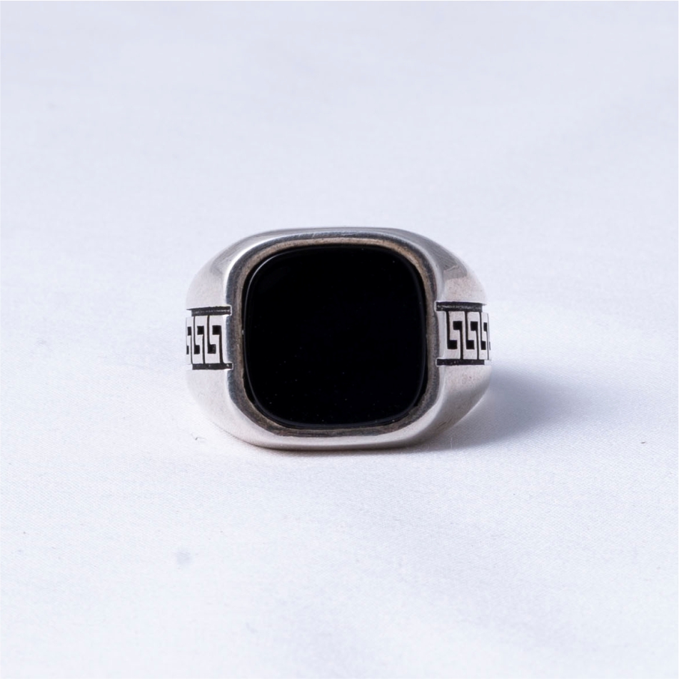 Black Onyx Style 925 Silver Ring