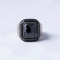 Black Stone Signet 2.0  925 Silver Ring