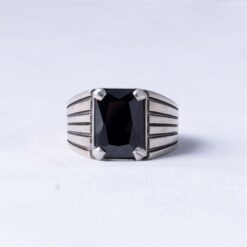Black Stone Signet 925 Silver Ring
