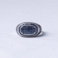 Blue Stone Signet Ring