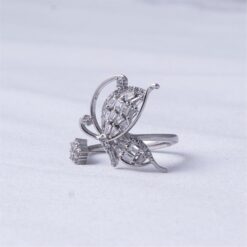 Butterfly Zircon 925 Silver Ring