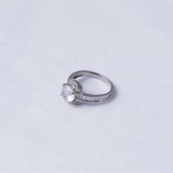 Alternative view of Classic Solitaire 925 Silver Ring