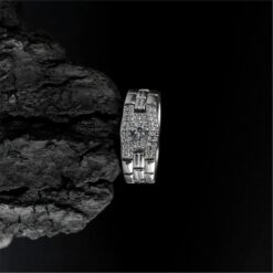 Alternative view of Diamond Style Men's 925 Silver Ring