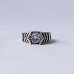 Midnight Star Signet Silver Ring