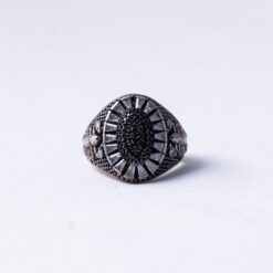 Scorpion Black Stone Oxodise Ring