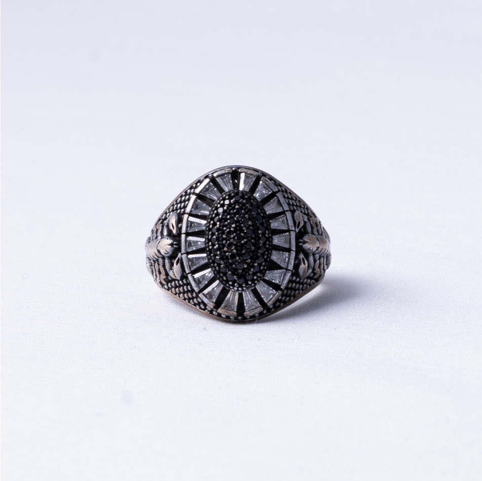 Scorpion Black Stone Oxodise Ring