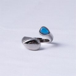 Turquoise Open Wrap Statement Ring