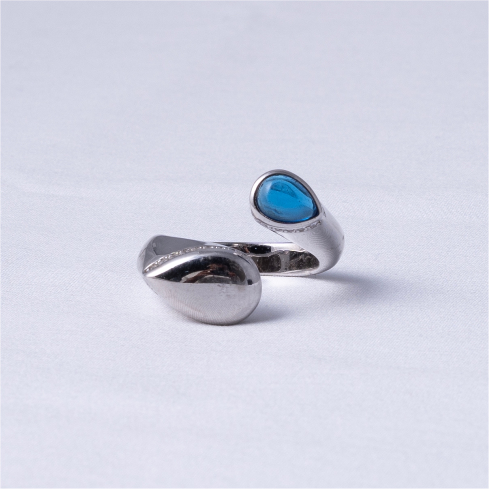 Turquoise Open Wrap Statement Ring