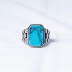 Vintage Turquoise Signet Ring