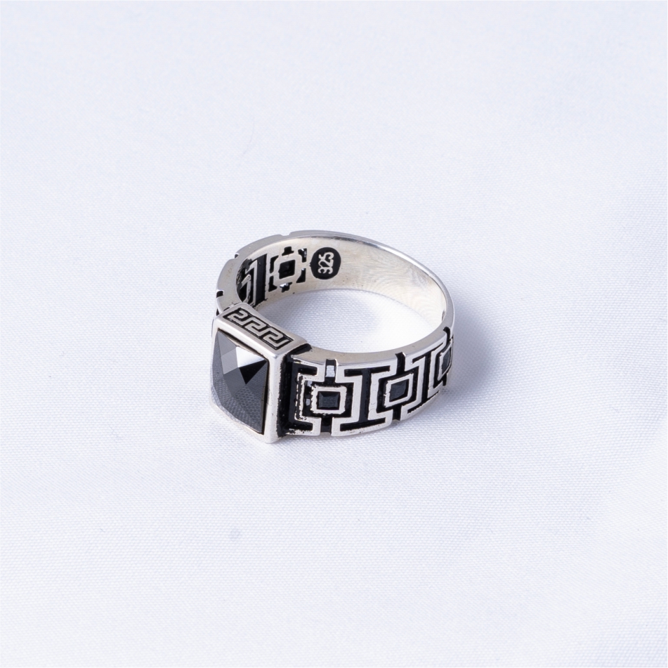 Black stone turkish ring - Image 4
