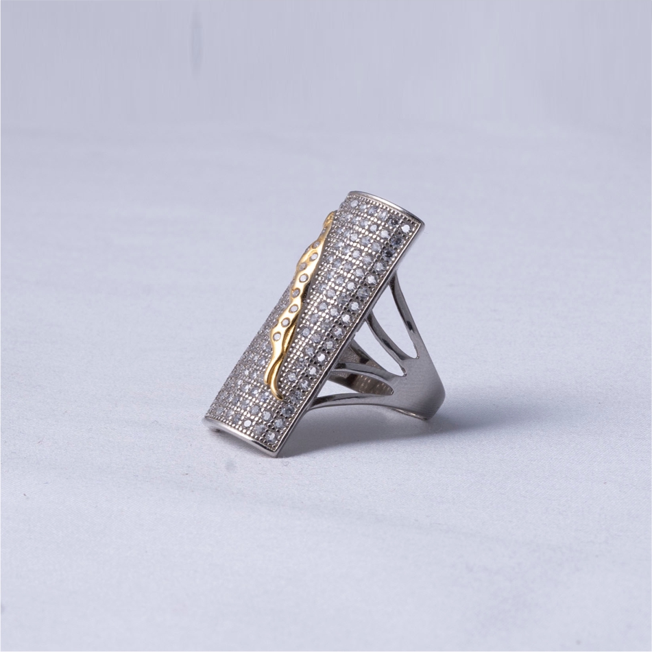 Diamond Style Leopard 925 Silver Ring - Image 4