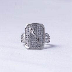 Diamond Style Jaguar 925 Silver Ring