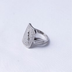 Alternative view of Diamond Style Jaguar 925 Silver Ring