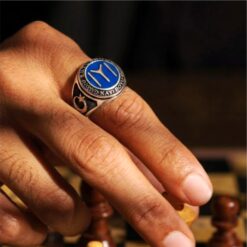 Alternative view of Blue Kayi Turkish 925 Silver Ring