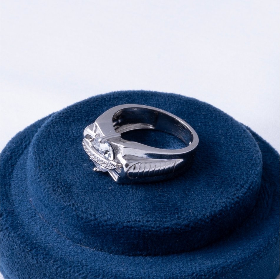 Solitaire Diamond Style 925 Silver Ring - Image 4