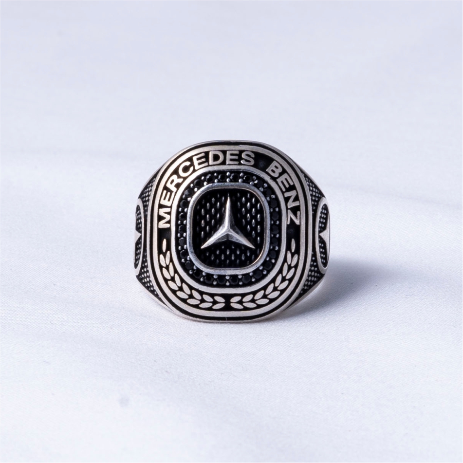 Mercedes Benz 925 Silver Ring